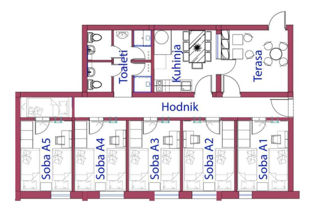 Atrijum Apartments And Rooms Kladovo Eksteriør billede